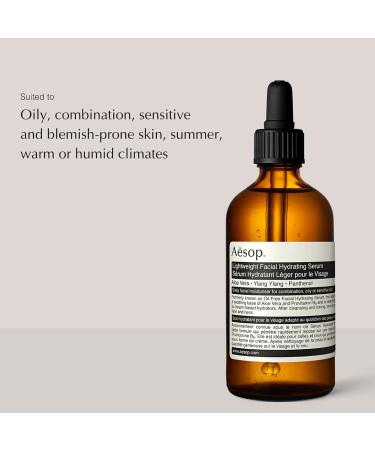 Aesop Lightweight Facial Hydrating Serum 100mL/3.4 oz - Anti Aging & Hydrating for All Skin Types | Paraben-Free, Cruelty-Free & Vegan - Buy Online on GoSupps.com