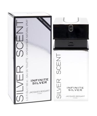 Jacques Bogart Silver Scent Infinite Silver by Jacques Bogart for Men - 3.33 oz EDT Spray - Buy Online on GoSupps.com