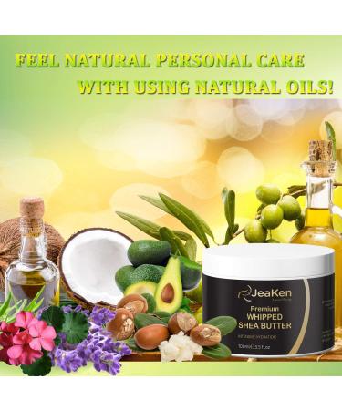JeaKen - PURE SHARITE BUTTER - 100ml Premium Shea Butter To soothe dry or chapped rough skin - Anti-Aging Ingredients - Against Wrinkles and Fine Lines - Stretch Mark Cream Pregnancy - Buy Online on GoSupps.com