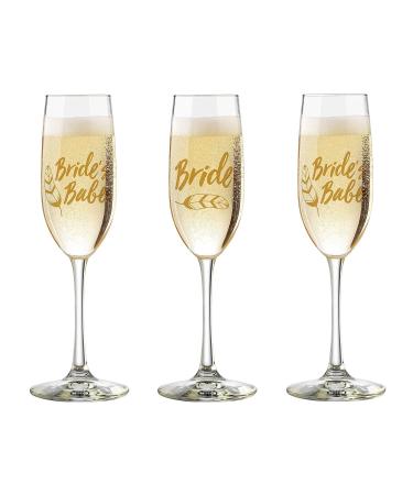 Bride to Be Bachelorette Party Tattoos - 50 Gold Metallic Designs - Team Bride Cheers Wifey Hot Bride - Waterproof & Non-toxic - Buy Online on GoSupps.com