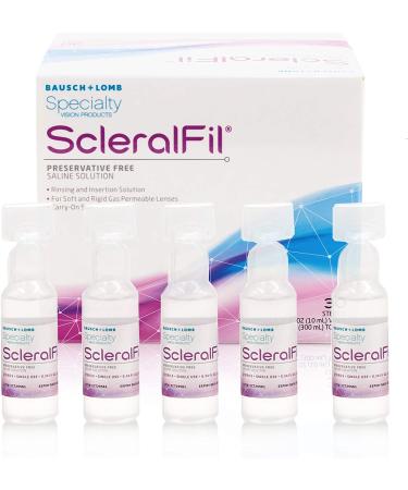 ScleralFil Preservative Free Saline Solution 0.34 Fl Oz - Pack of 30 | Buy Online - Buy Online on GoSupps.com