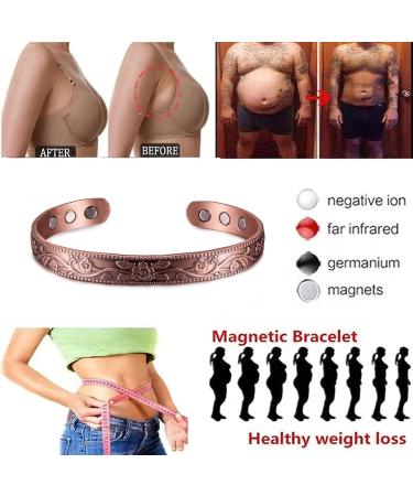 NSJDDWN Magnetic Lymph Detox Set for Women - Bracelet, Ring & Earrings for Lymphatic Drainage & Acupressure - Buy Online on GoSupps.com