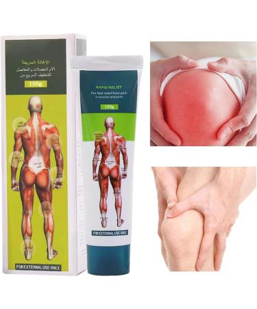 Pruojhw Knee cream muscle massage cream 100 g soothing nongreasy body care for legs back shoulders daily use work home on the go training - Buy Online on GoSupps.com