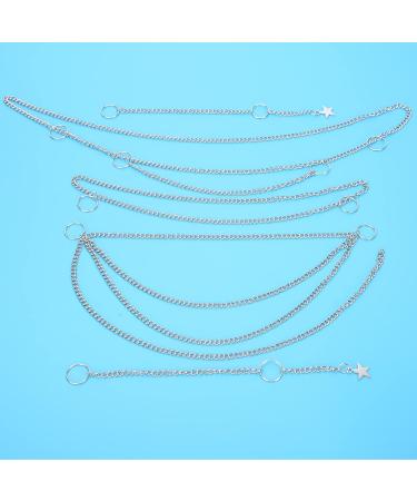 Hip Hop Punk Style Hair Braid Chain Dreadlocks Hair Chains DIY Hair Decoration Accessories for Women and Girls Hip Hop Party Halloween Nightclub - Buy Online on GoSupps.com