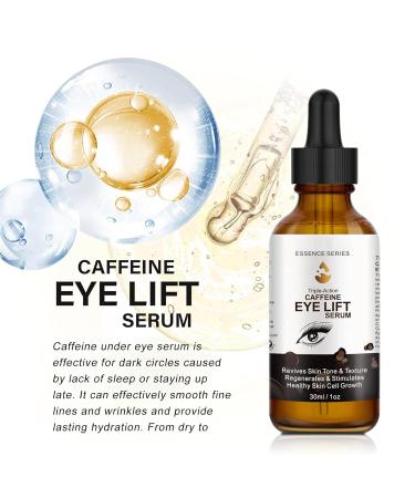 Caffeine Eye Serum - Anti-Aging Formula with EGCG for Puffiness Dark Circles and Wrinkles | Under Eye Treatment (1 oz - Buy Online on GoSupps.com