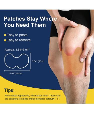 Large Knee Pain Relief Patch | Maximum Strength | Fast Acting & Long Lasting | Arthritis Relief for Lower Back, Joints & Neck | Heat Patches for Pain Management - 12 Patches - Buy Online on GoSupps.com