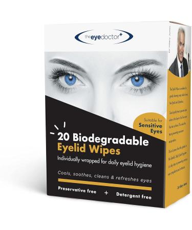 Eye Doctor Eyelid Wipes 260x - Gentle Single-Use Wipes for Sensitive Eyes, Dry Eyes, Blepharitis & MGD - Preservative-Free and Biodegradable - 260 Count - Buy Online on GoSupps.com