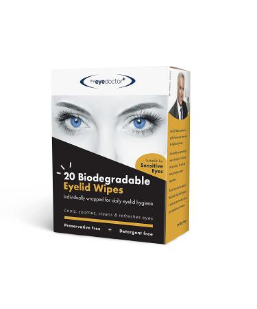 Eye Doctor Eyelid Wipes - 40 Single Use Lid Wipes for Sensitive Eyes - Detergent & Preservative Free - 40 Count - Buy Online on GoSupps.com