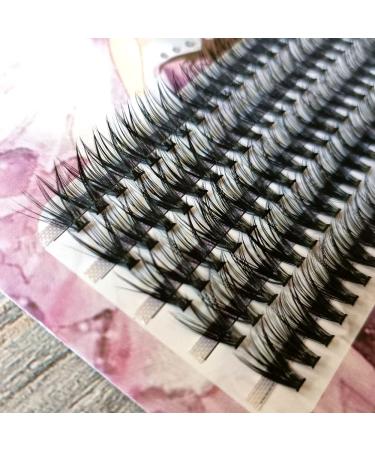 200 Pcs Individual Lashes Set - 30D/40D/50D Wispy Clusters | 0.07mm Mixed Lengths | C Curl Eyelash Extensions with Glue & Tweezers Kit - Buy Online on GoSupps.com