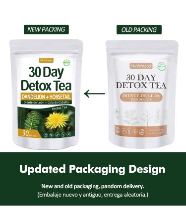 Te de Diente de Leon 30 Day Cleanse | Herbmood Dandelion Tea for Weight Loss - 60 Tea Bags - Buy Online on GoSupps.com