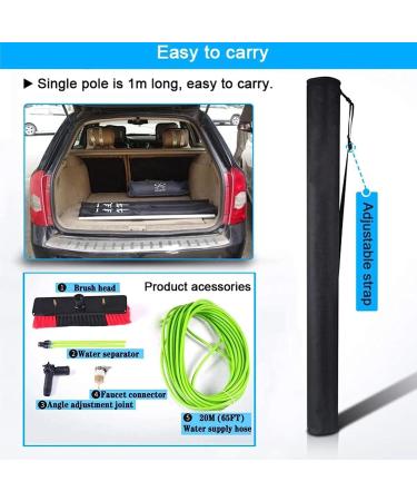photovoltaic cleaner window cleaning pole Window Cleaning Pole/Water Fed Telescopic Brush/Extendable Cleaner Conservatory Roof Suitable For Photovoltaic Panel CleaningTrucks Windows 9m (Size 3m/9.8ft - Buy Online on GoSupps.com