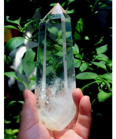 Natural Crystal Rough Large Clear Lemurian Seed Quartz Natural Point Cluster Crystal Rough Stone PEIQIYIN - Buy Online on GoSupps.com