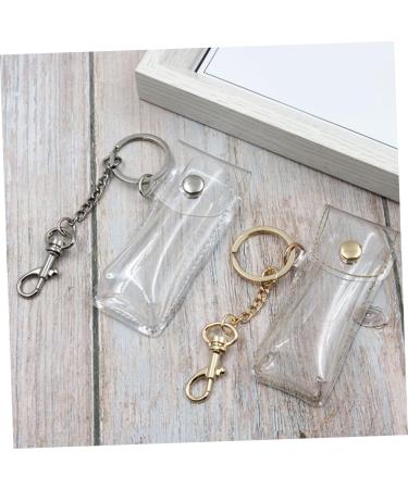 Shop GALPADA 2pcs Lip Gloss & Lip Balm Holder Keychain - Clear Makeup Organizer Bag for Travel & Toiletries - Buy Online on GoSupps.com