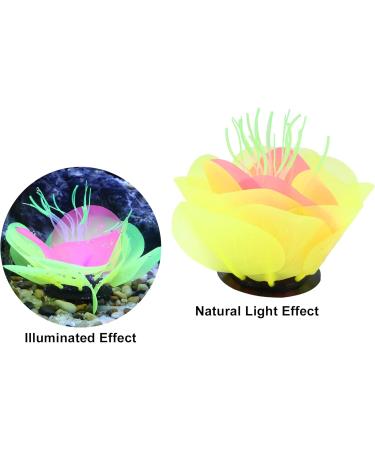 Buy VOCOSTE Aquarium Simulation Coral - Vibrant Yellow Silicone Water Flower for Stunning Aquascapes | Free Worldwide Shipping - Buy Online on GoSupps.com