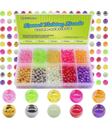 XFishMan fishing pearls for fishing devices bait salmon-trout steelhead pearls saltwater sweetwater holographic pearls 5 mm 6 mm 8 mm sorted (10 color range 6 mm 1000 pieces) 6mm 1000-Piece range range - Buy Online on GoSupps.com
