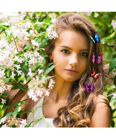 20 Colorful Butterfly Hair Clips - Glitter Baby & Toddler Clips for Girls & Women - International Shipping - Buy Online on GoSupps.com