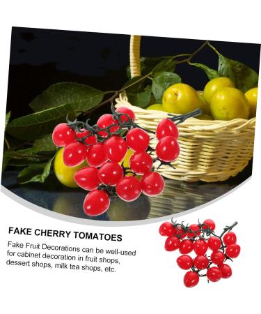 Ciieeo Educational Toys String Simulated Cherry Tomatoes Window Child Fake Food Pvc Fake Food Props - Buy Online on GoSupps.com