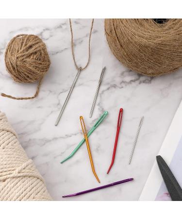 16pcs Large-Eye Blunt & Bent Tapestry Needles Set - Stainless Steel Yarn Knitting, Sewing, Crochet Projects - 2 Styles - Buy Online on GoSupps.com
