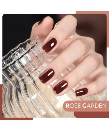 GAOY Rose Garden Jelly Gel Nail Polish Set - 6 Sheer Colors for Salon Quality Manicure and Nail Art DIY - Buy Online on GoSupps.com