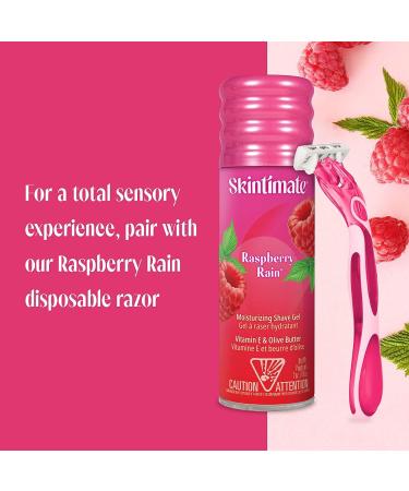 Skintimate Signature Scent Raspberry Rain Shave Gel - 7 oz (2 pack) - Buy Online on GoSupps.com