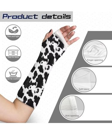 Shop Cow Print Arm Cast Cover - Removable & Washable Elastic Sleeve for Comfort | International Shipping Available - Buy Online on GoSupps.com
