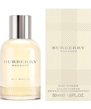 Burberry Weekend Eau De Parfum Women's Floral Perfume With Notes of Tangerine Wild Rose Iris & Sandalwood Long Lasting Fragrance 1.6 Fl Oz (Pack of 1)