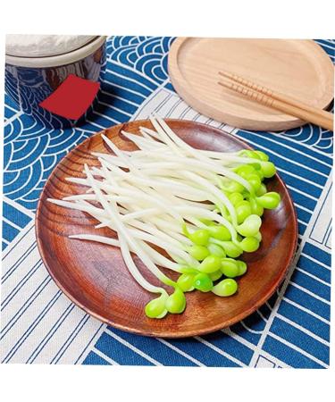 Alipis 250 Pcs Fake Vegetables Small Bean Sprouts Decorations Plastic Elastic Toy Light Greenx5pcs 9x1cmx5pcs - Buy Online on GoSupps.com