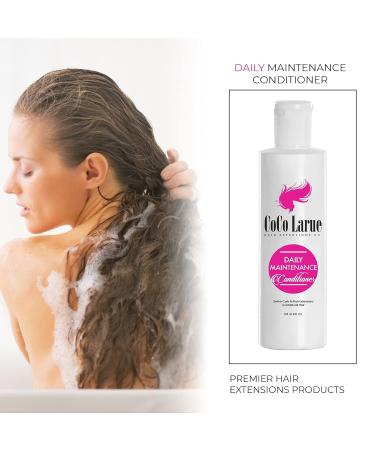 Coco La Rue Daily Maintenance Hair Conditioner - Increases Shine and Luster- Vitamins A & E and Proteins- Best For Hair Extensions- Improve Hair Appearance 8oz (1pack) Maintenance Hair Conditioner (1-Pack) - Buy Online on GoSupps.com