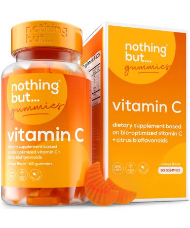 * Vitamin C Gummies for Adults w/ Yummy Orange Flavor Supplement for Immune Support w/ Collagen for Skin & Joint Health  Vegan Vitamin C for Men and Women - 60 Chewable Gummies Vitamin C Gummies 250mg
