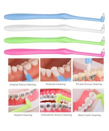 12 Pieces Orthodontic Toothbrush Set for Hard to Reach Areas and Implants - YH-004 - Buy Online on GoSupps.com