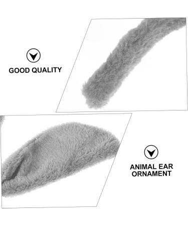 Yardenfun 1pc Animal Ear Headband Girl Hair Hoop Festival Hair Hoop Party Headdress Decoration Dog Ear Hair Hoop Party Hair Hoop Ball Hair Hoop Adorable Hair Hoop Hair Accessory Props 32x12cm Grey - Buy Online on GoSupps.com