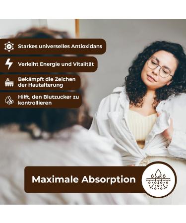 R Alpha Lipoic Acid - Strong Antioxidants with Vitamins C & E | Cholesterol & Sugar Control | AppetiMmer | Anti-Inflammatory | Vegan | 60 Capsules - Buy Online on GoSupps.com