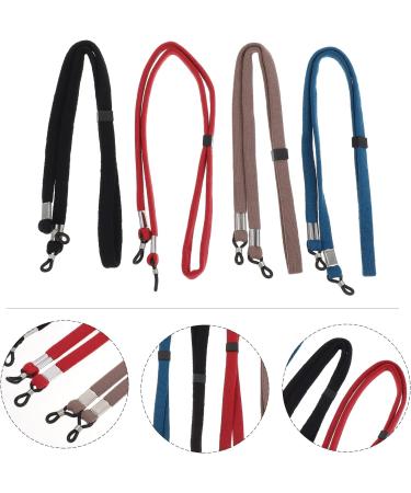 Adjustable Glasses Straps - 4 Pack Anti-Slip Eyewear Bands & Cords for Sports Glasses - Portable Nylon Holders - Buy Online on GoSupps.com