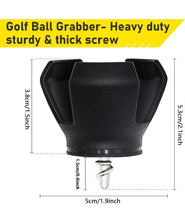 Golf Ball Retriever for Putter Grip - 4 Pcs Suction Cup Grabber Golf Ball Picker Upper - Buy Online on GoSupps.com