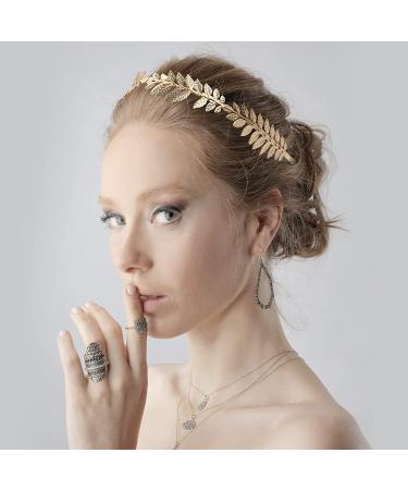 Gold Pearls Butterfly Flower Headbands Set for Women - Bridal Wedding Hair Accessories - Buy Online on GoSupps.com
