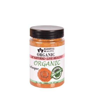 Blessfull Healing Organic Barbeque 100 Gram Airtight Container (Packing May Vary) 100 Gram 3.35 oz