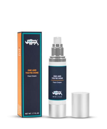 One and You re Done Men's Face Cream 1.7 Fl. Oz - Scentless Non-Greasy Facial Moisturizer for Everyday Use | Best International Shipping - Buy Online on GoSupps.com