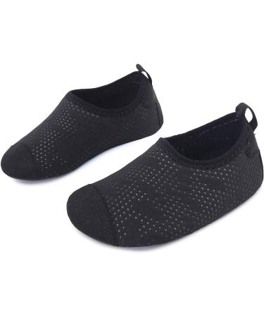 JIASUQI Kids Summer Aqua Socks for Beach Pool | 1-2 Little Kid | Dot Black - Buy Online on GoSupps.com