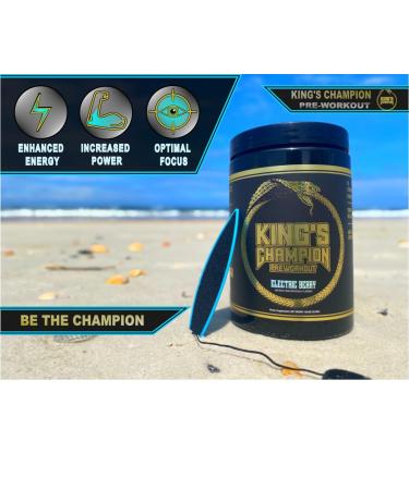 King's Champion Preworkout - Electric Berry Flavor | Boost Energy & Performance - Free International Shipping - Buy Online on GoSupps.com