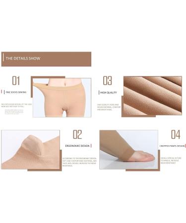 Haodasi Class 2 Medical Compression Pantyhose - Graduated Support Hosiery for Varicose Veins - Women's Beige Compression Stockings - Buy Online on GoSupps.com