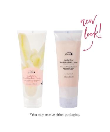 100% PURE Nourishing Body Cream Vanilla Bean Lotion Luxurious Dry Skin Hydration & Replenishment Natural Anti-Aging Moisturizer & Skincare for All Skin Types Women & Men - Vegan - 8 oz Vanilla Bean 8 Fl Oz (Pack of 1) - Buy Online on GoSupps.com