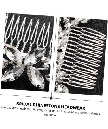 DOITOOL 1pc Bridal Comb Hair Jewels for Women Hair Combs for Women Accessories Wedding Hair Clip Bridal Hair Comb Hair Claw Clips for Women Faux Buns Decorate Alloy Bride Dress - Buy Online on GoSupps.com