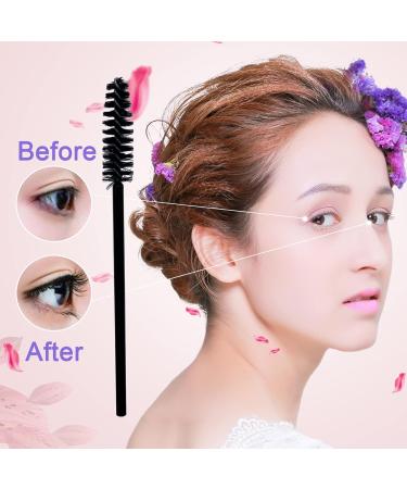 50Pcs Disposable Eyelash & Eyebrow Brush Set for Makeup - Portable Wands for Home, Travel, and Outings - Buy Online on GoSupps.com