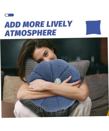 Amosfun Pumpkin Plush Toy Halloween Sofa Throw Pillow Pumkin Decorating Pumpkin Ornament Hugging Pillow Fake Pumpkin Decor for Home Harvest Pumpkin Decoration Autumn 3d Pp Cotton Hug Doll Blue 28X27X20CM - Buy Online on GoSupps.com