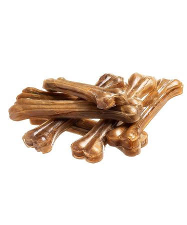 Bontoy dog bone I 10 pieces x 21 cm i natural product made of pure beef skin I protein -rich and good for the chewing muscles of your dog - Buy Online on GoSupps.com