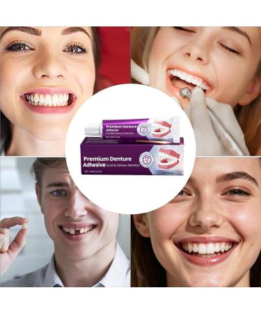 Dental Denture Sticker 40g Daily Repair Safe Denture Adhesive Cream for Total Daily Wearers Men and Women - Buy Online on GoSupps.com