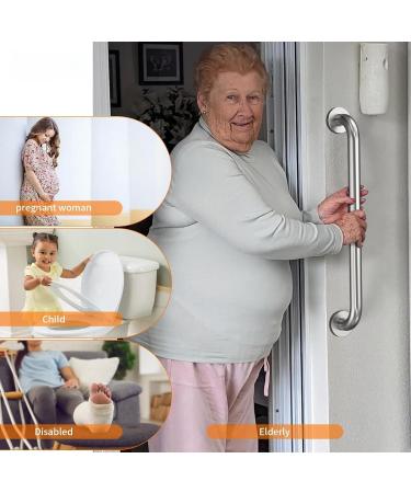 24 Inch Shower Grab Bars ZUEXT 2 Pack Brushed Nickel Stainless Steel Bathroom Wall Grab Bar Handle Shower Balance Bar Safety Hand Rail Support Handicap Elderly Senior Bath Grab Handle(1.25" Tube) 24 Inch-2 Pack Brushed Nickel - Buy Online on GoSupps.com