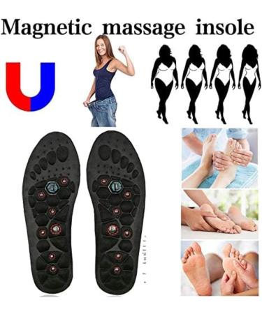 Akusoli Acupressure Insoles - Magnetic Foot Support for Men & Women (2 Pairs Size M 41-43) - Improve Comfort & Health - Buy Online on GoSupps.com