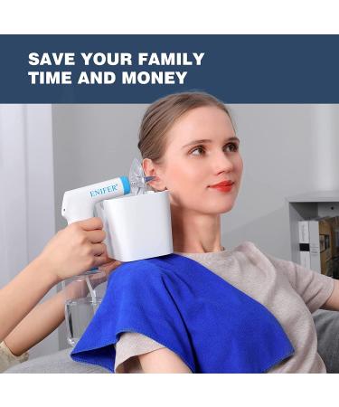 Electric Ear Wax Removal Kit with Light | Rechargeable Ear Irrigation Tool for Safe & Easy Cleaning | Includes Otoscope Camera | Blue - Buy Online on GoSupps.com