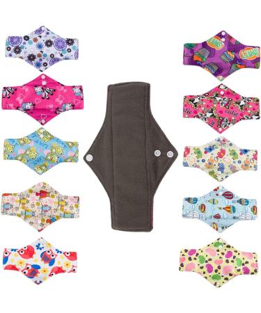 5pcs Reusable Menstrual Pads | Washable Mama Cloth Towel Set | Eco-Friendly Period Pads for Women - Buy Online on GoSupps.com
